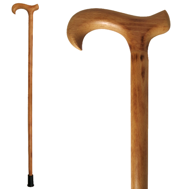 W-004 Flamed Beech Wood Stick - Click Image to Close